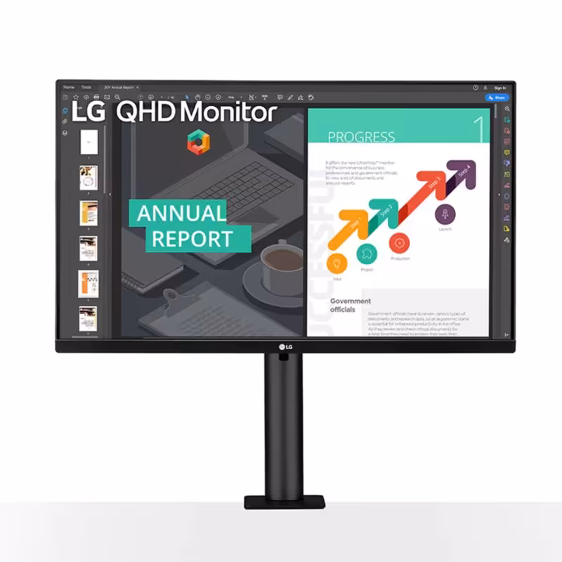 مانیتور ال جی 27QN880-B سایز 27 اینچ