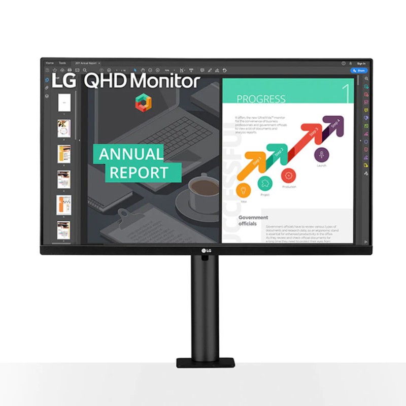 مانیتور ال جی 27QN880-B سایز 27 اینچ