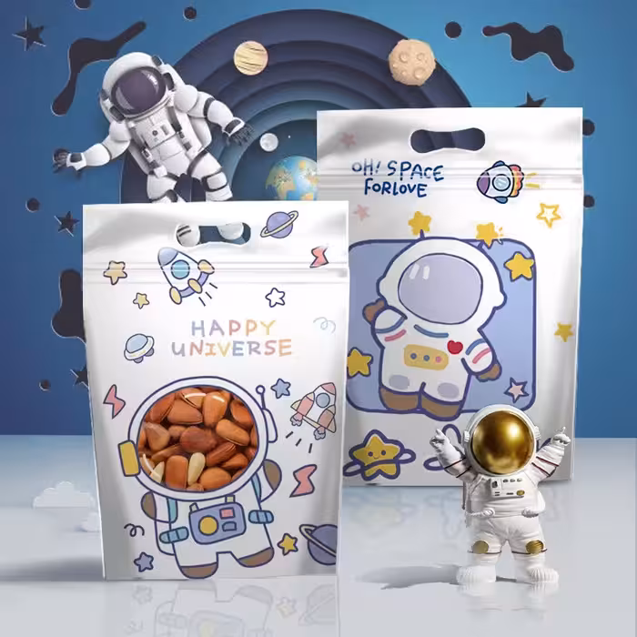 زیپ کیپ پلاستیکی طرح فضانورد