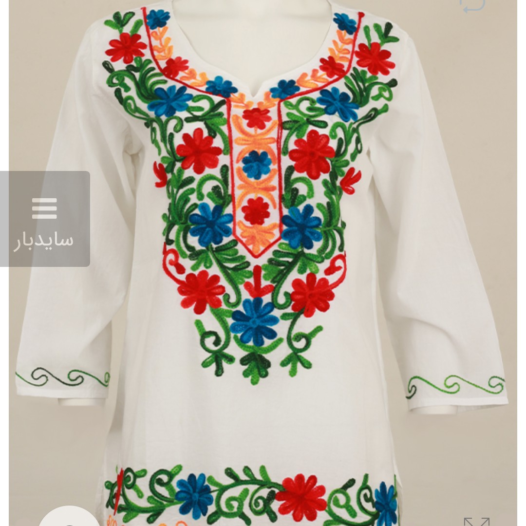 بلوز نخی گلدوزی شده در 11 طرح زیبا