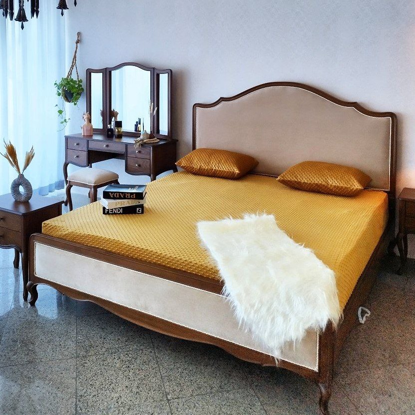 سرویس خواب زیبا و خاص مدل ثمر  تمام چوب راش