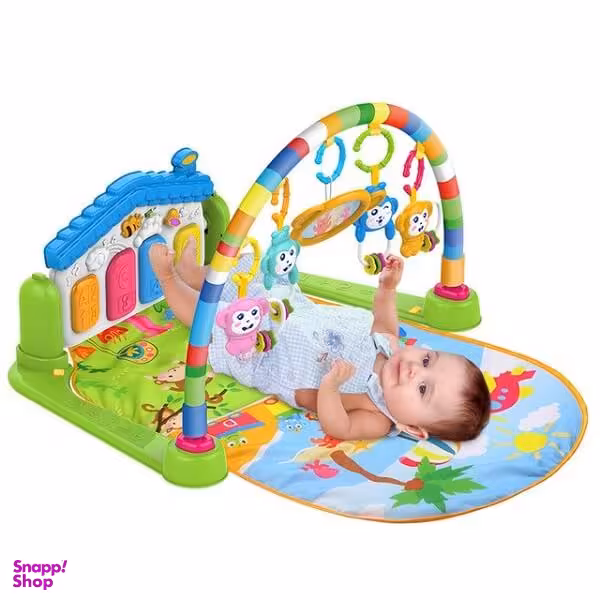 تشک بازی نوزاد با پیانو آموزشی هانگر سایز بزرگ