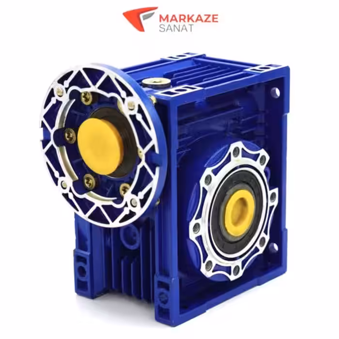 گیربکس حلزونی 90 نسبت 1:80 چینی برای الکتروموتور 1.5 کیلووات