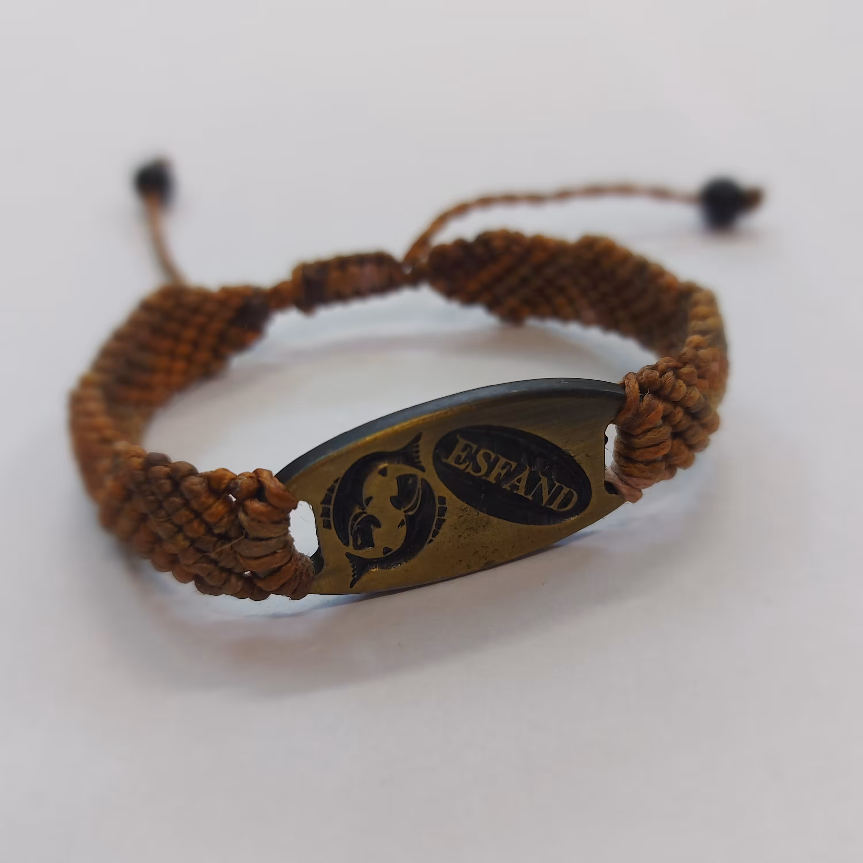 دستبند ماه تولد مکرومه بافی