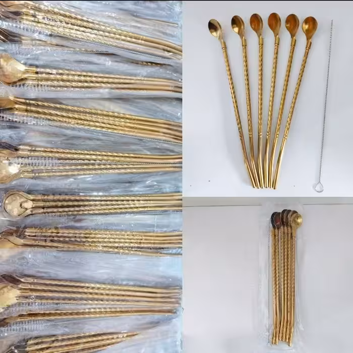 قاشق نی دار شربت خوری