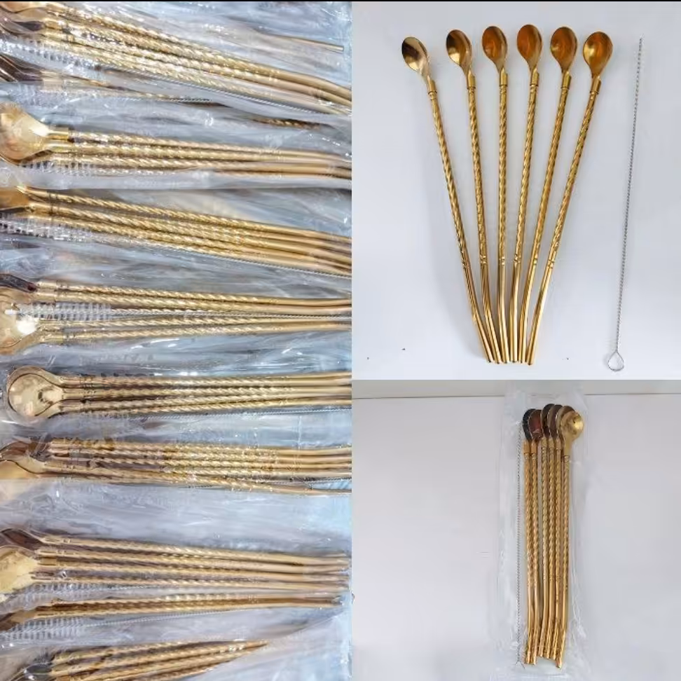 قاشق نی دار شربت خوری