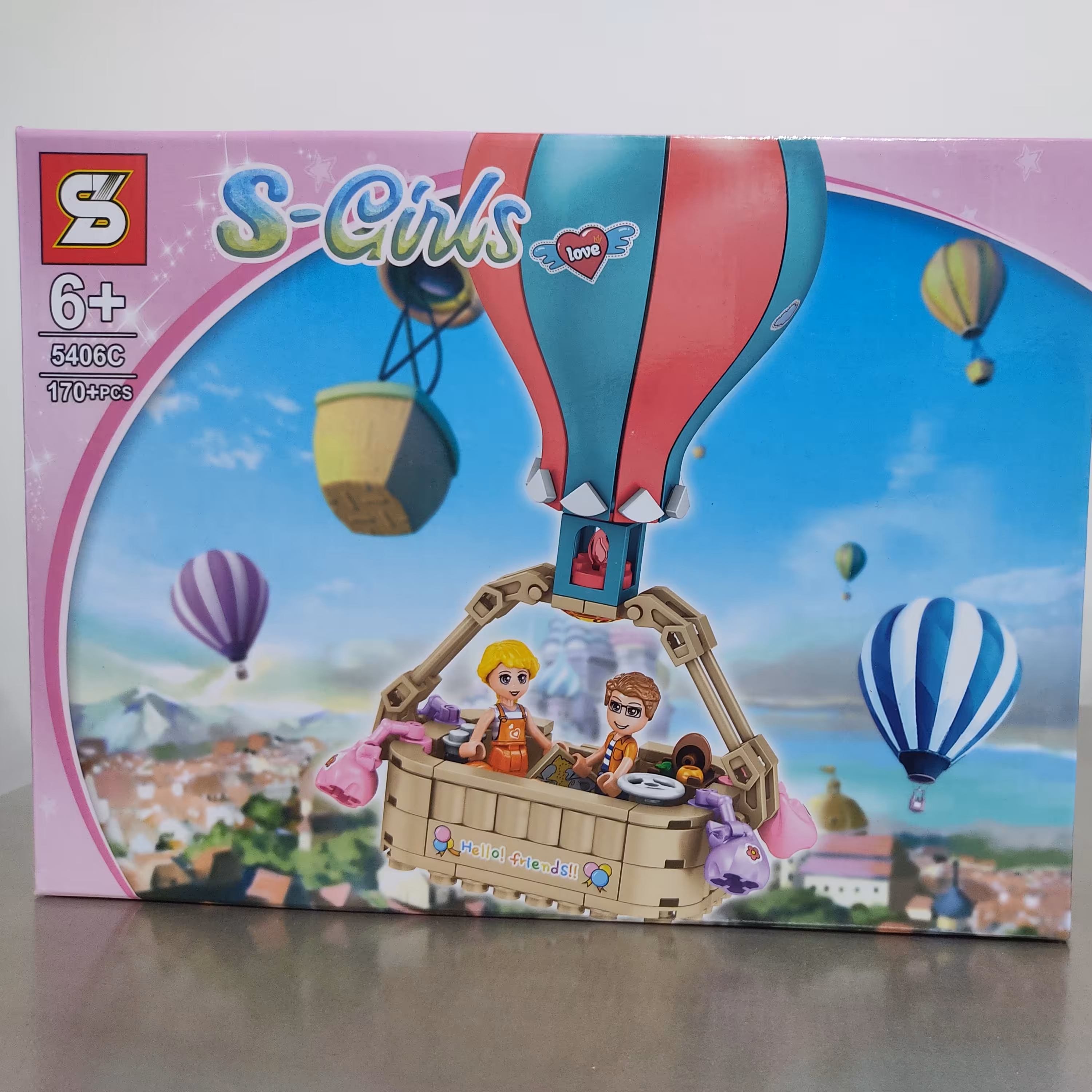 اسباب بازی ساختنی لگو دخترانه طرح بالن برند SY