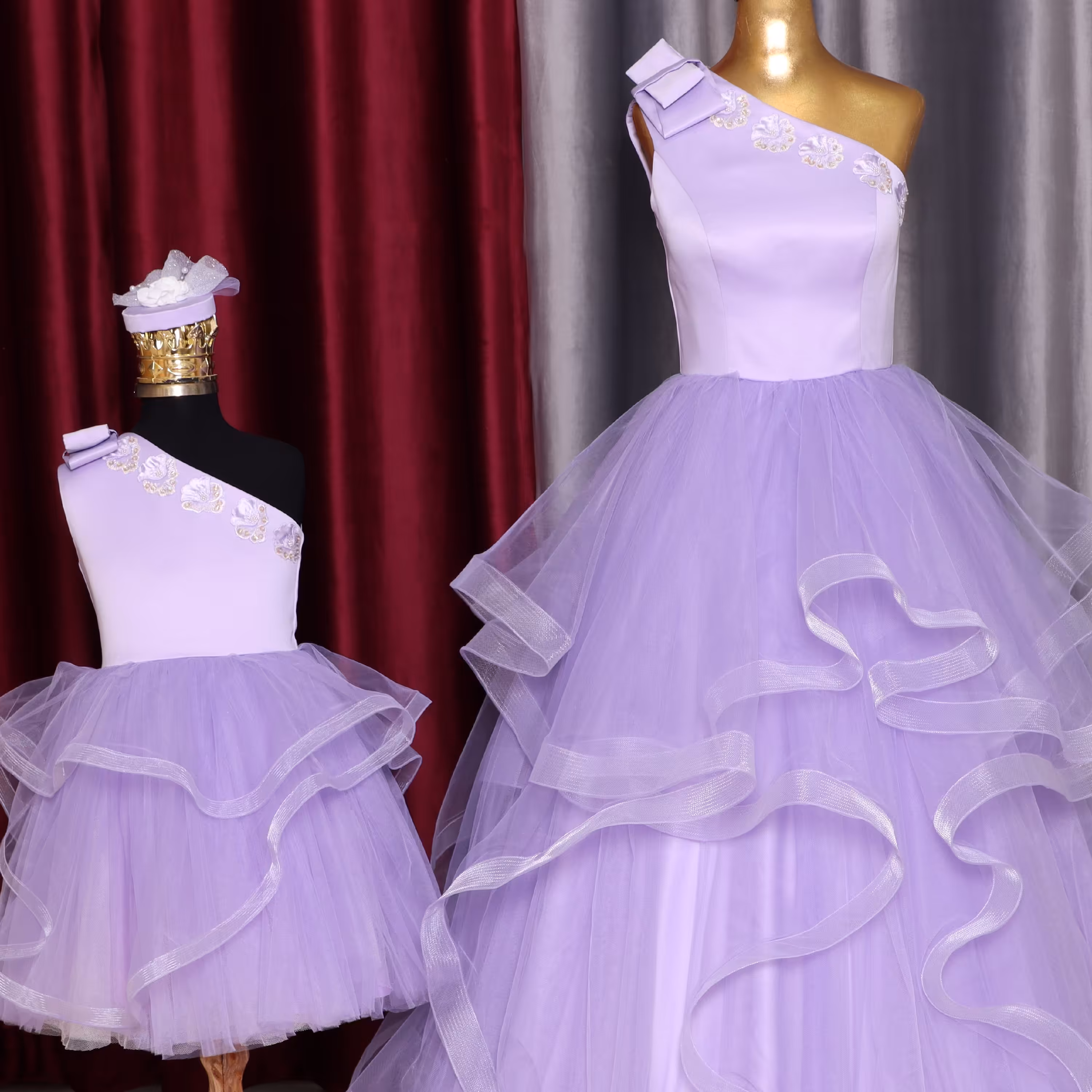 پیراهن مجلسی ست مادر و دختری