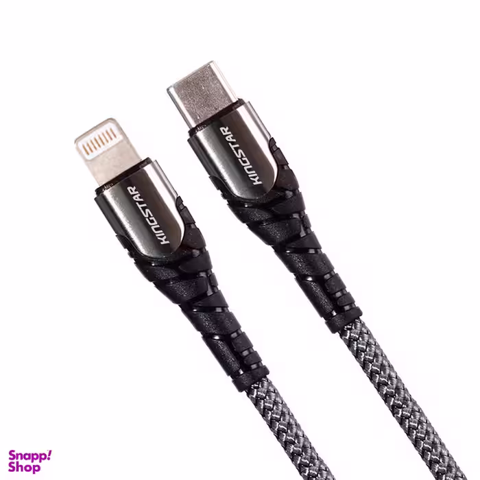 کابل تبدیل USB-C به لایتنینگ کینگ استار مدل K351ic طول 1 متر