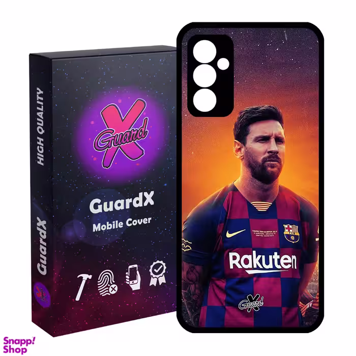 کاور گوشی موبایل گارد ایکس طرح Messi مدل Glass10123 مناسب سامسونگ Galaxy A54 / A54 5G