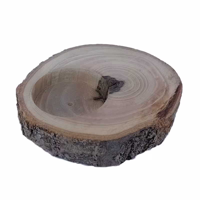  جای شمعی چوبی برای شمع سکه ای