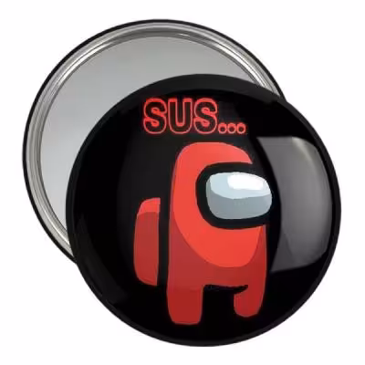 آینه جیبی خندالو مدل امانگ آس Among Us کد 10306