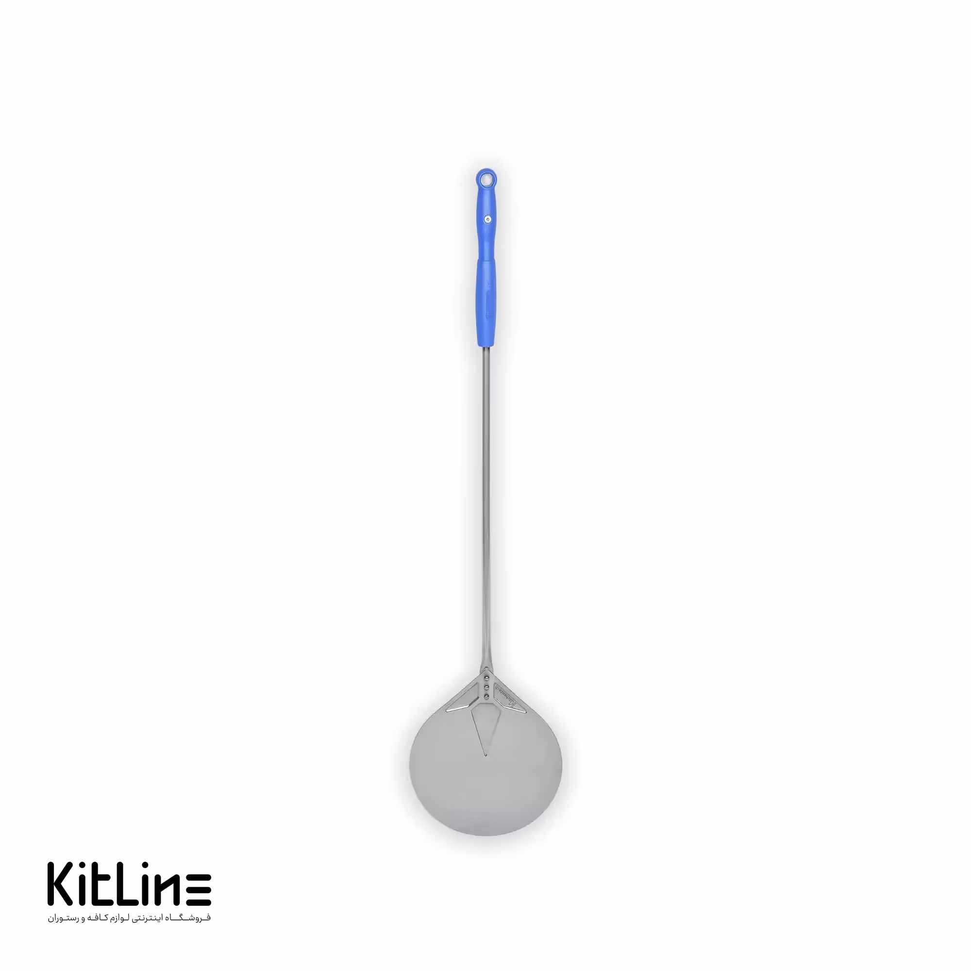 پارو پیتزا استیل گرد کف 23، دسته 75 سانتیمتر کیچن تک