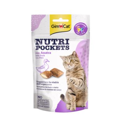 اسنک نوتری پاکت جیم‌کت با گوشت اردک Nutri Pockets with Duck (60 گرم)