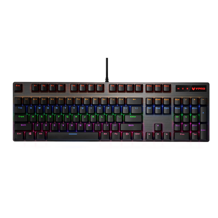 کیبورد گیمینگ مکانیکی رپو مدل  Rapoo Full Mechanical Gaming Keyboard V500 PRO