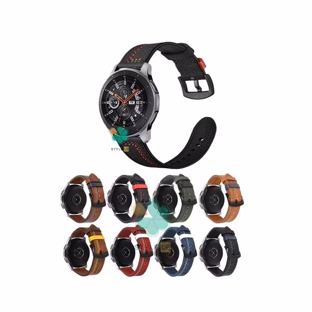 بند چرمی ساعت سامسونگ Samsung Galaxy Watch 46mm مدل Nubuck Leather