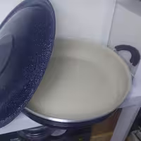 تابه گرانیتی لبه پیچ  تک بزرگ سایز 39 پاراب  لب طرح چدن