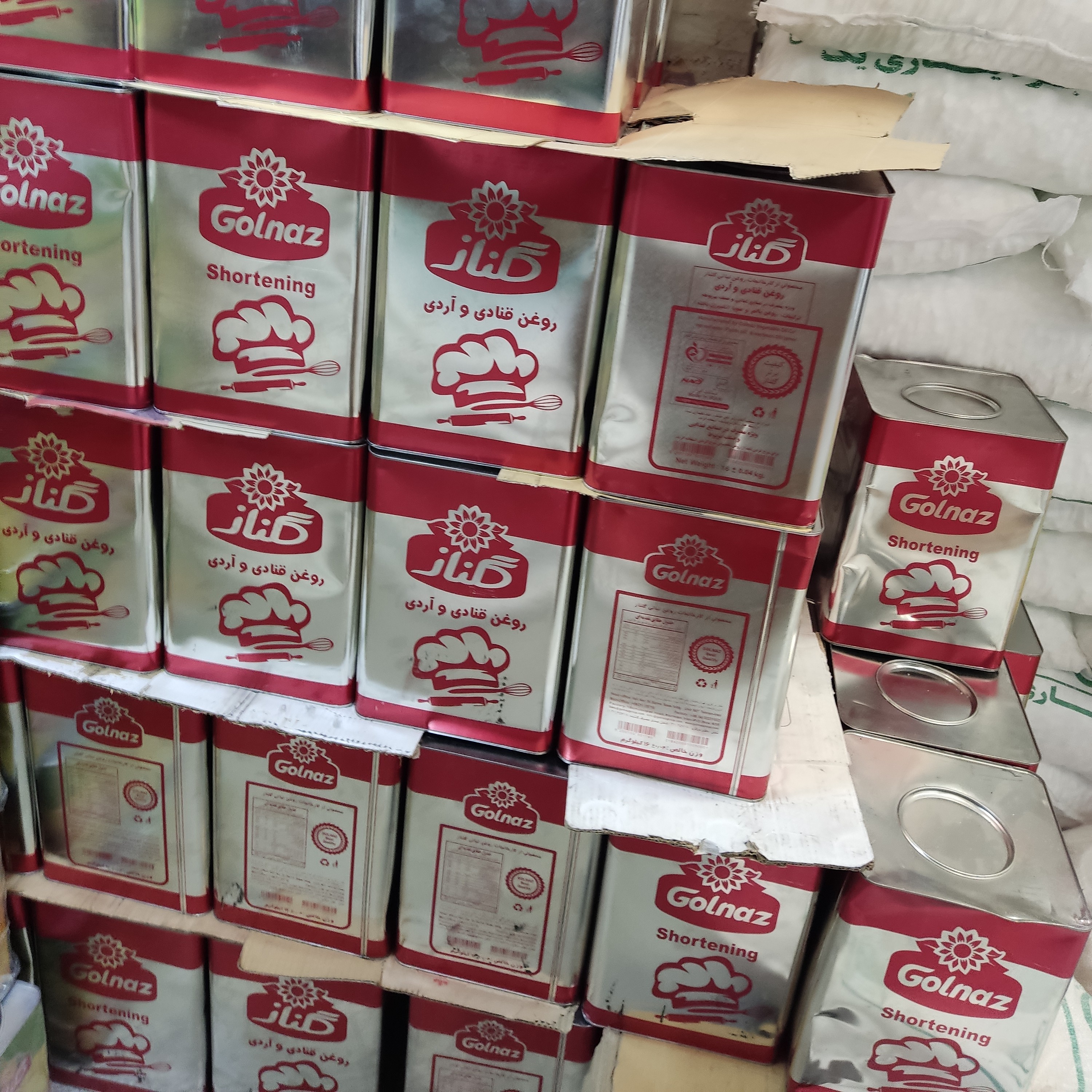 روغن خوراکی مصرف خانواده 16500گرم با ارسال رایگان مخصوص قنادی و آردی