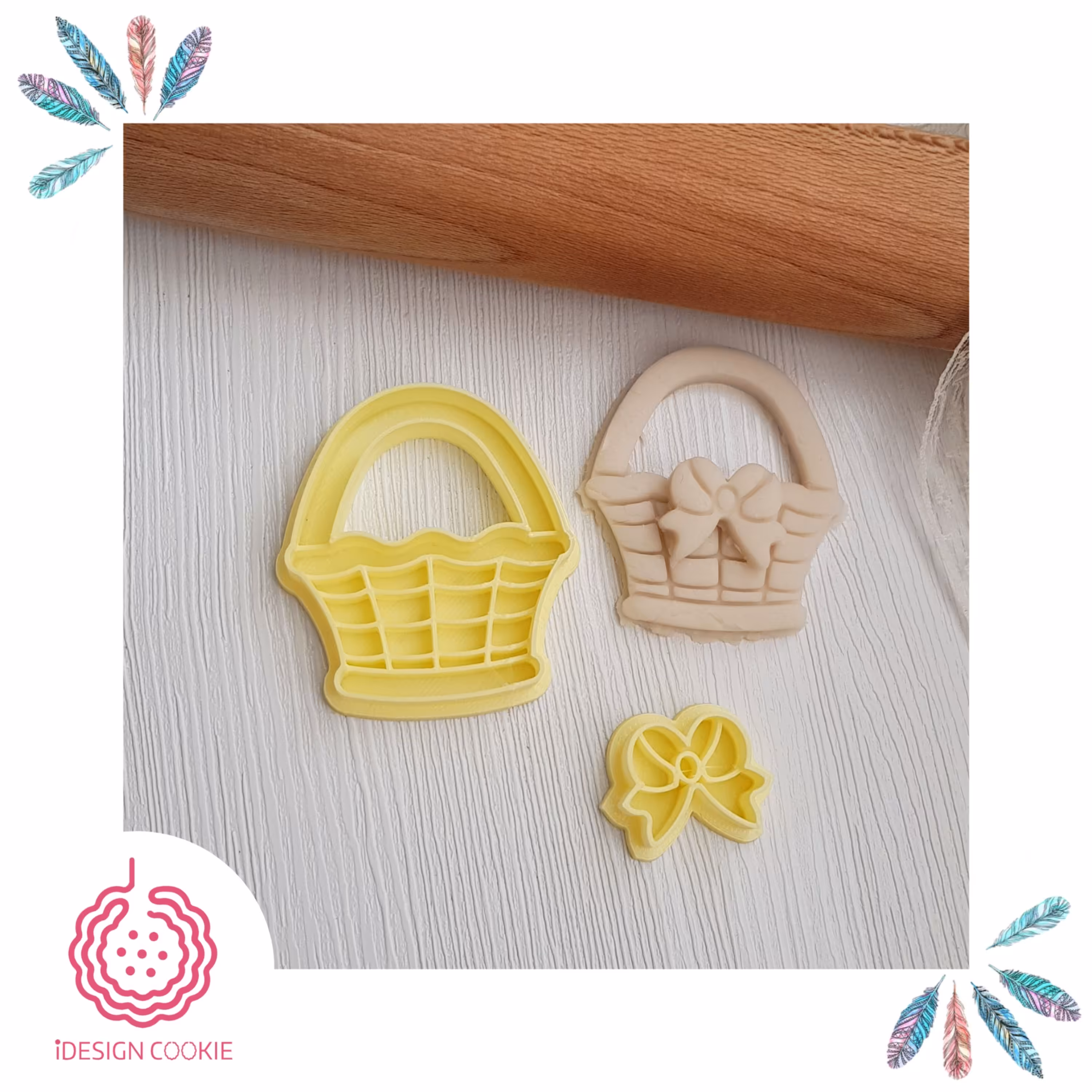 کوکی کاتر سبد و پاپیون