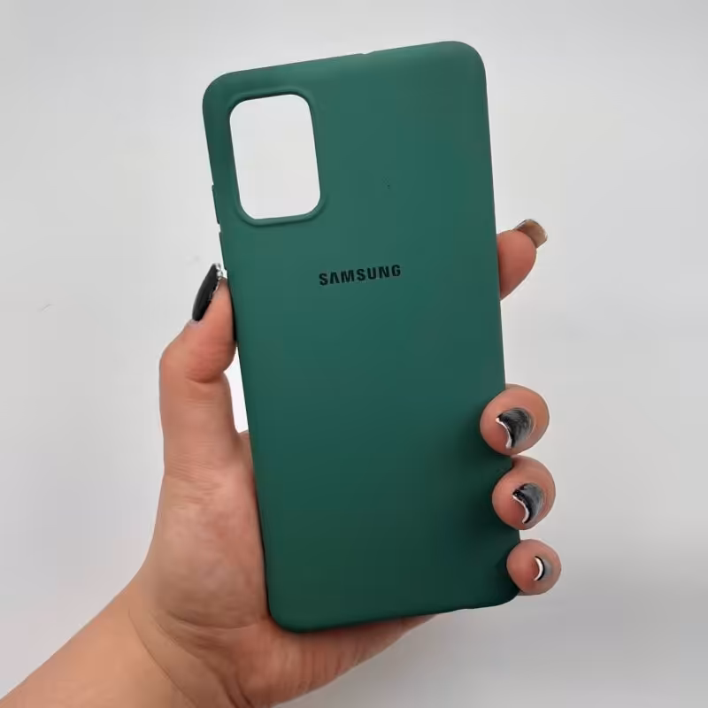 قاب گوشی Galaxy A51 سامسونگ سیلیکونی ژله ای رنگ سبز خاص Samsung کد 16344