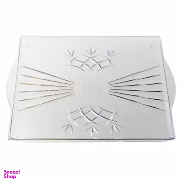 سینی یکبار مصرف مدل کریستالی مربع کد HPT25x25