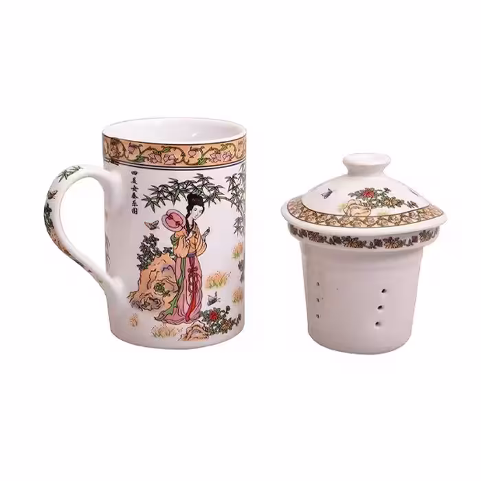 ليوان چای سبز سراميكی
