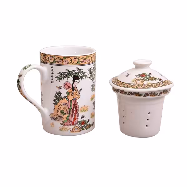 ليوان چای سبز سراميكی