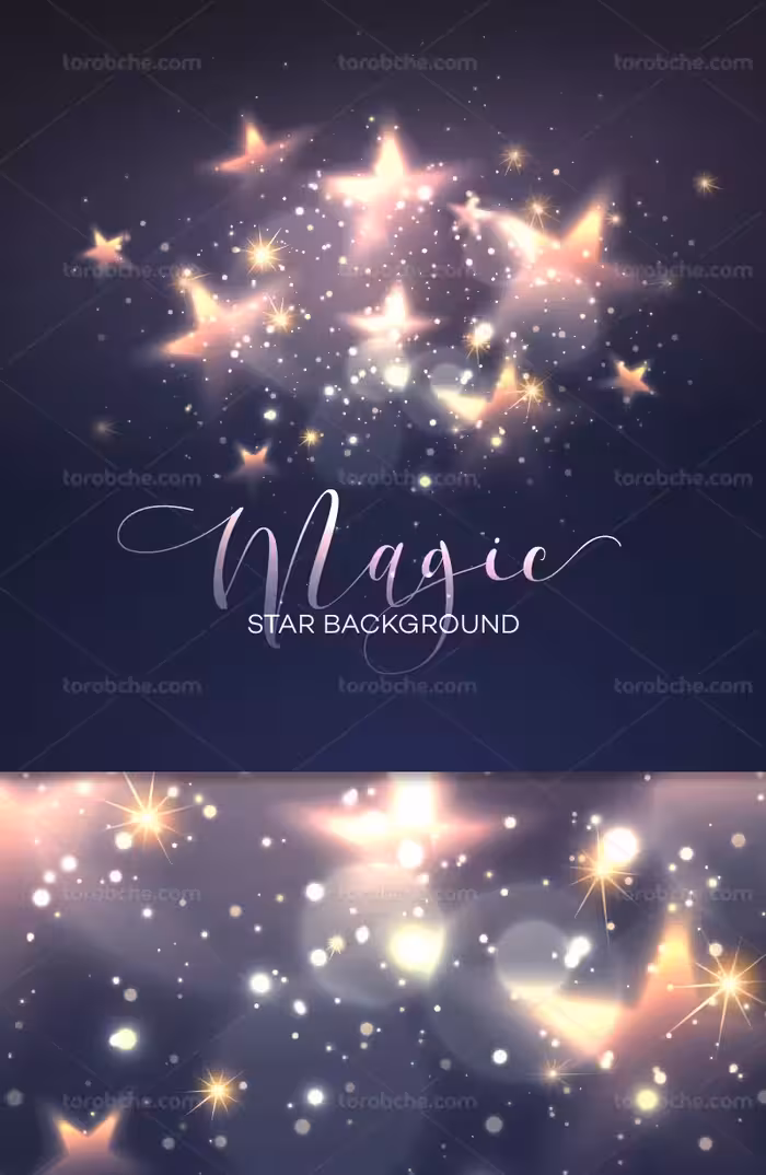 وکتور پس زمینه ستاره های درخشان | گرافیک با طعم تربچه