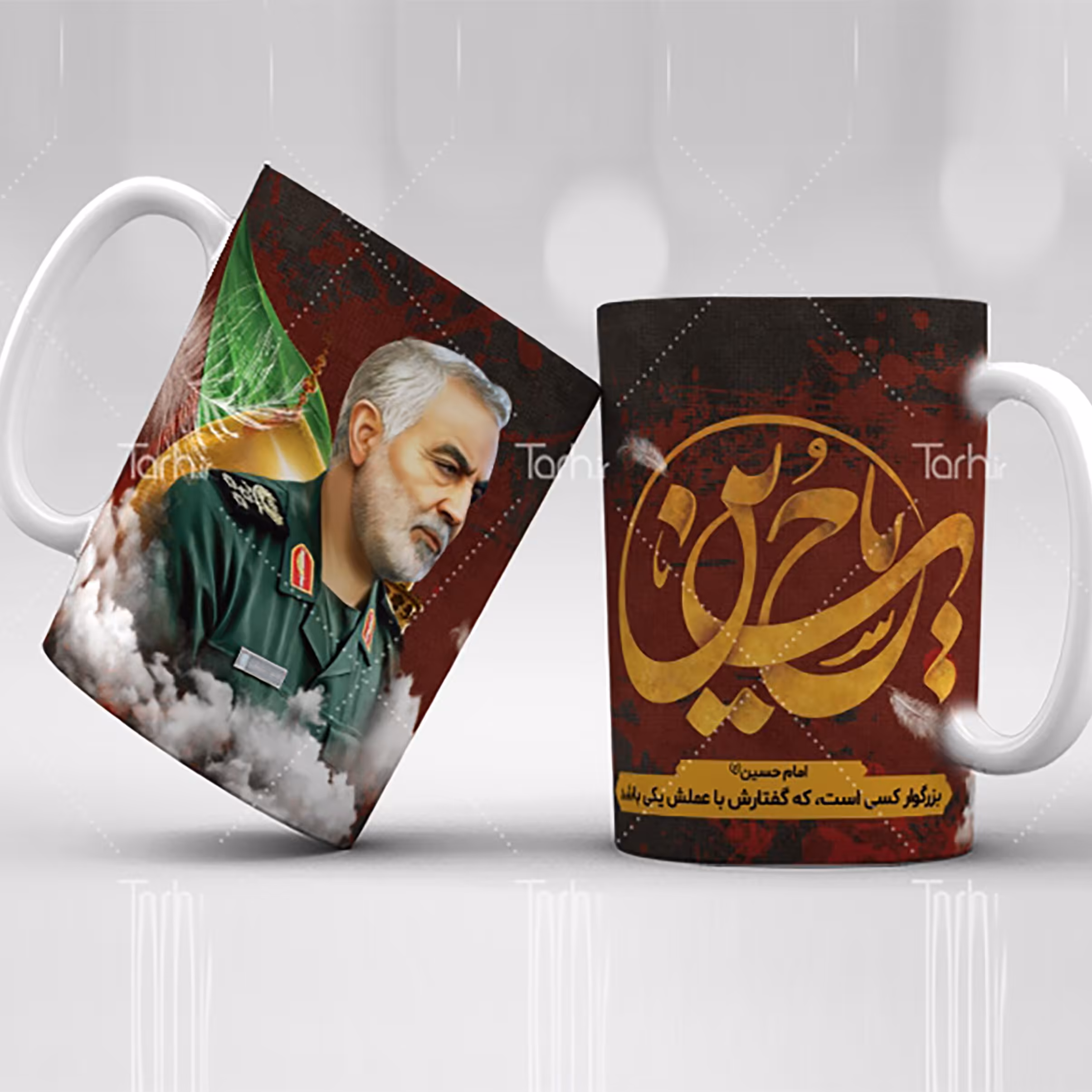ماگ طرح نام  امام حسین (ع) و موضوعات مرتبط همرا ه با ارسال رایگان 16