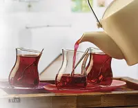 استکان و نعلبکی پاشاباغچه مدل کوزان کد 96300