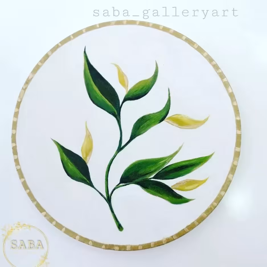 نقاشی رنگ و روغن روی بوم 