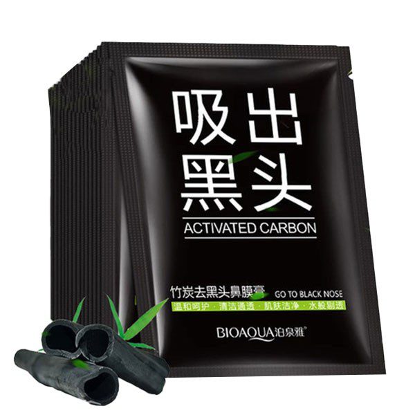 ماسک ساشه ای زغال فعال و ضد جوش بامبو بیواکوا / BIOAQUA Mask