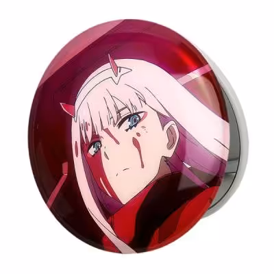 آینه جیبی خندالو طرح زیروتو انیمه دارلینگ در فرنکس مدل تاشو کد 11988