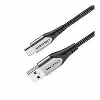 کابل شارژ USB 20 به Type-c  ونشن مدل CODH طول 3 متر