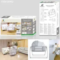 تخت کنار مادر گهواره برقی شو ماستلا 4 کاره جدید  mastela 4in1
