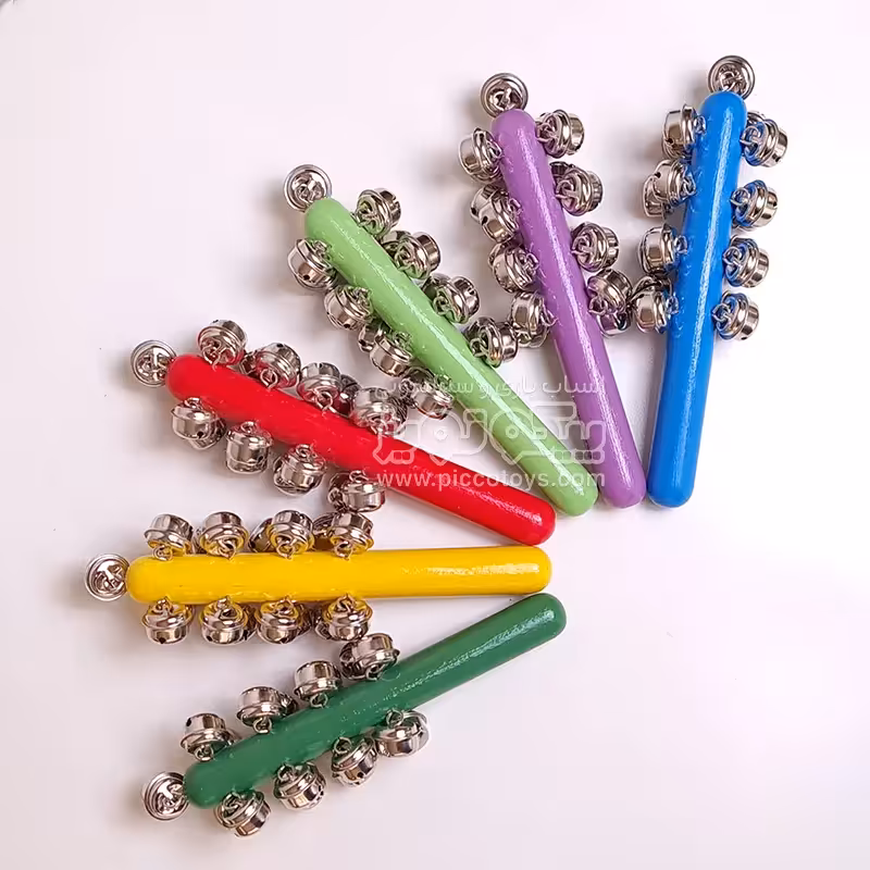 ساز زنگوله دسته رنگی 17 تایی کد 4244580