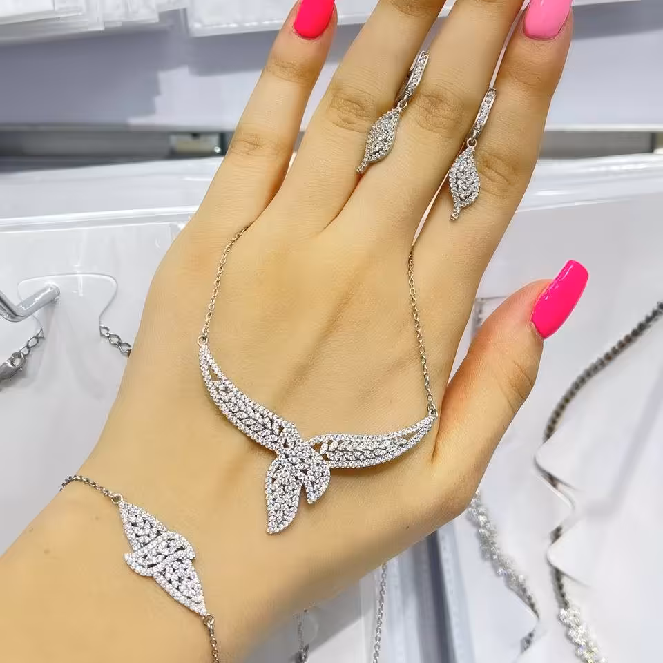 سرویس نقره زنجیری سوپر میکرو کد 2013 (با عیار استاندارد نقره 925)