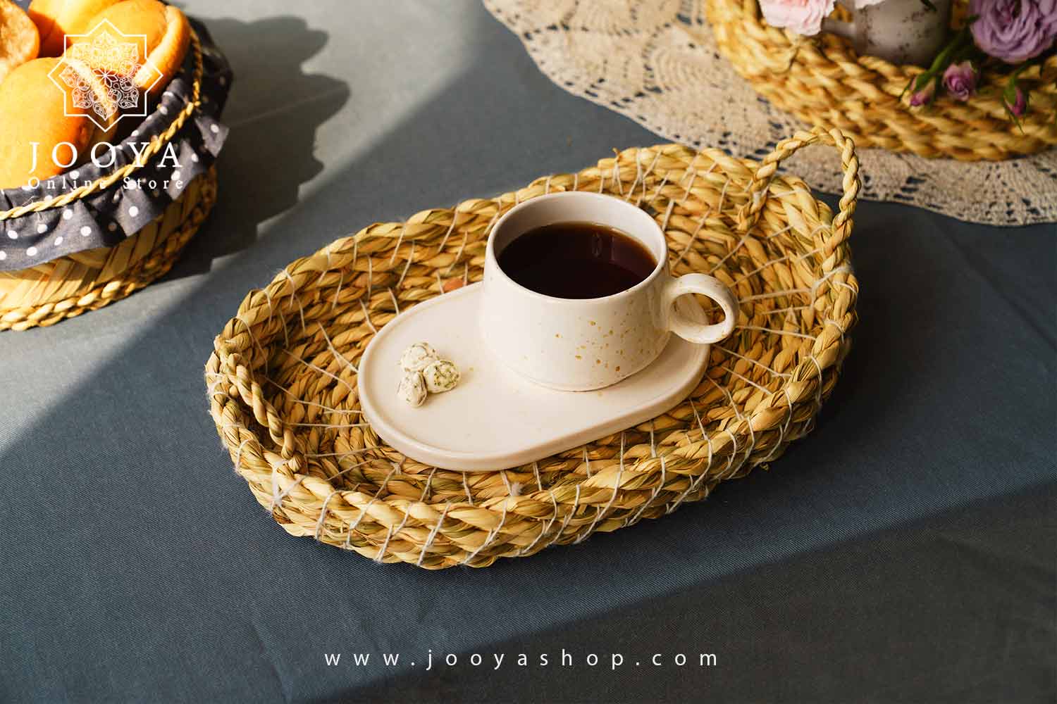 سبد دسته دار بیضی مدل آرتام