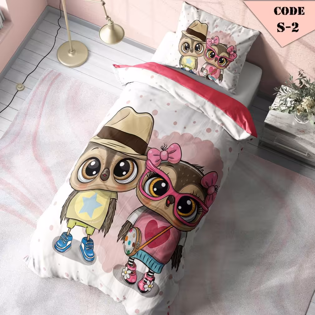 سرویس روتختی طرحهای زیبا یه نفره 4تیکه ارسال رایگان 