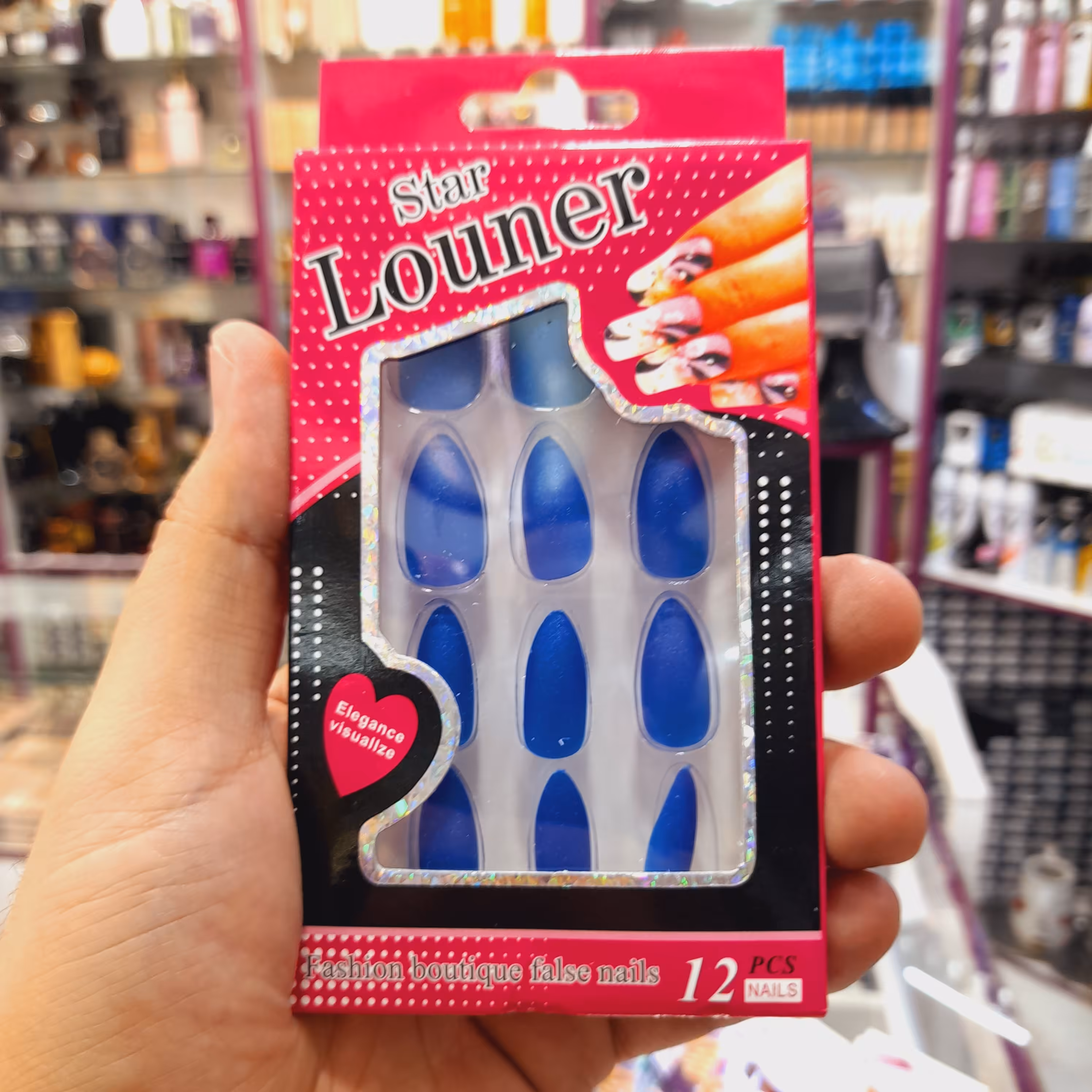 ناخن مصنوعی 12 عددی مرغوب طرح لاک ژل 14