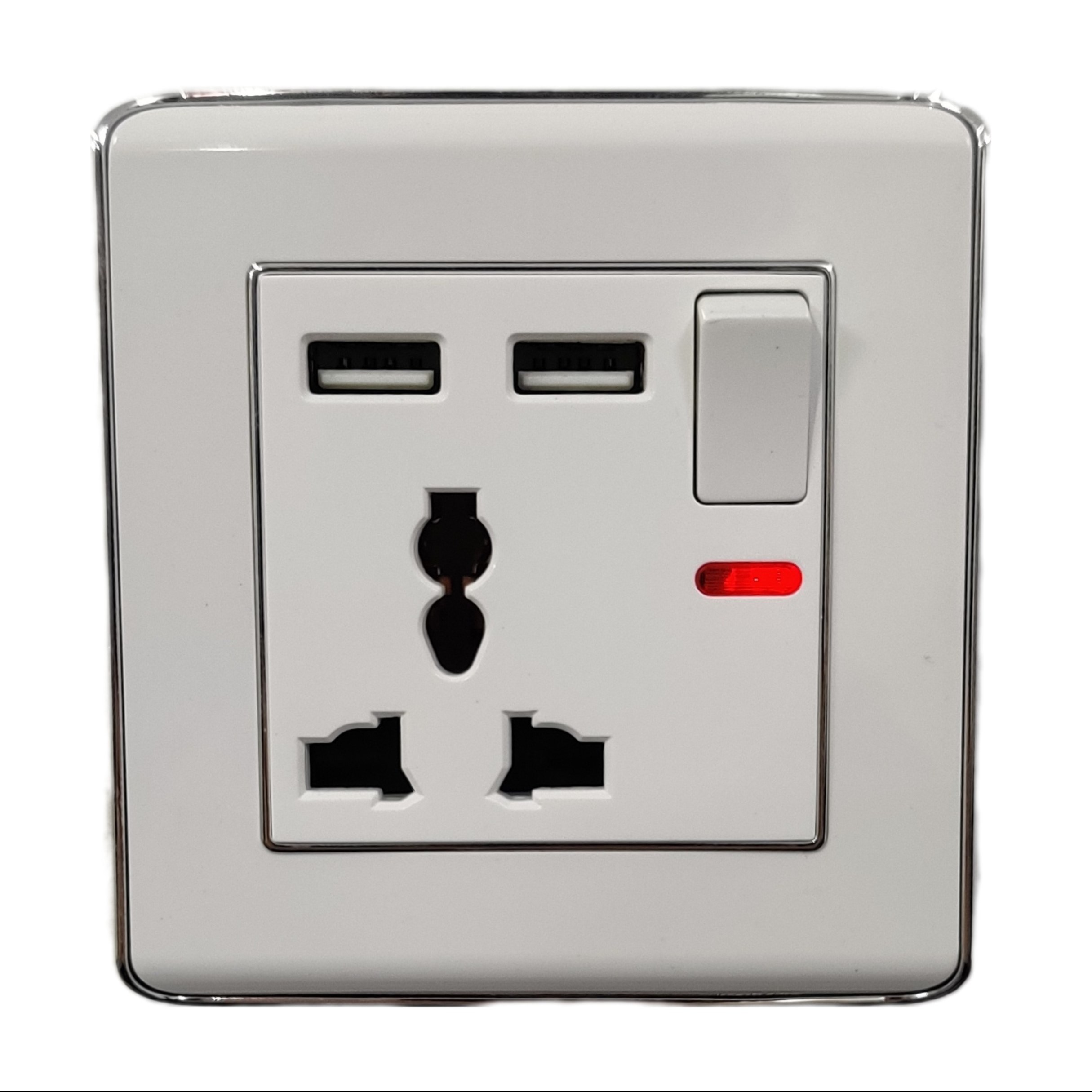 پریز مدل توکار مولتی یو اس بی کلید دار