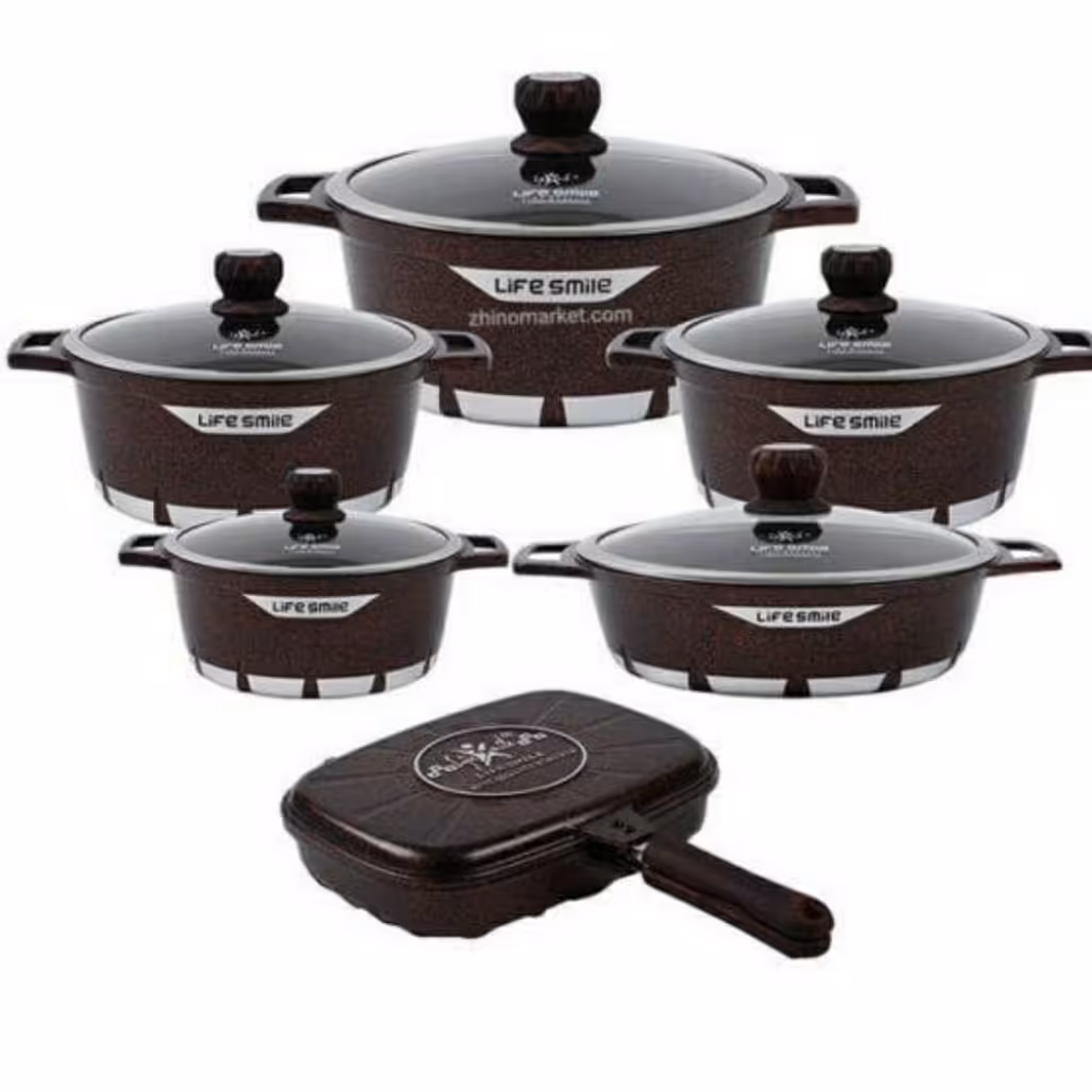 سرویس قابلمه لایف اسمایل 12پارچه