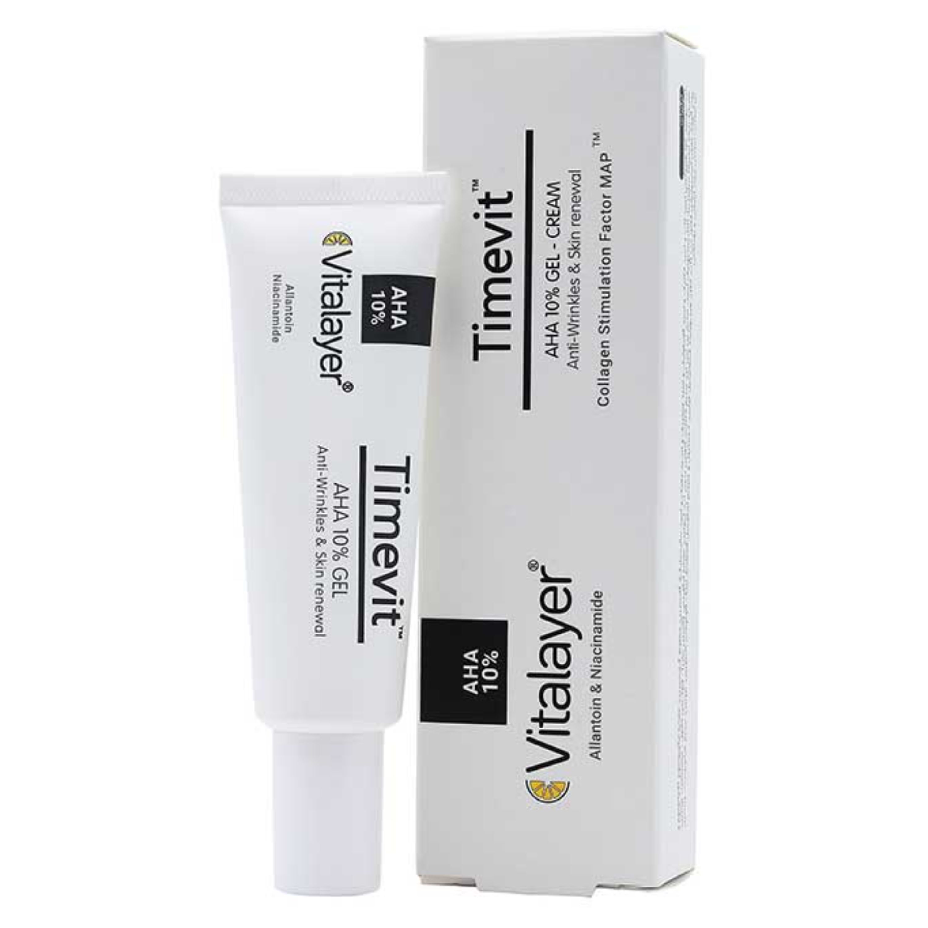 کرم ژل لایه بردار و جوان کننده درصد Vitalayer 30ml AHA10
