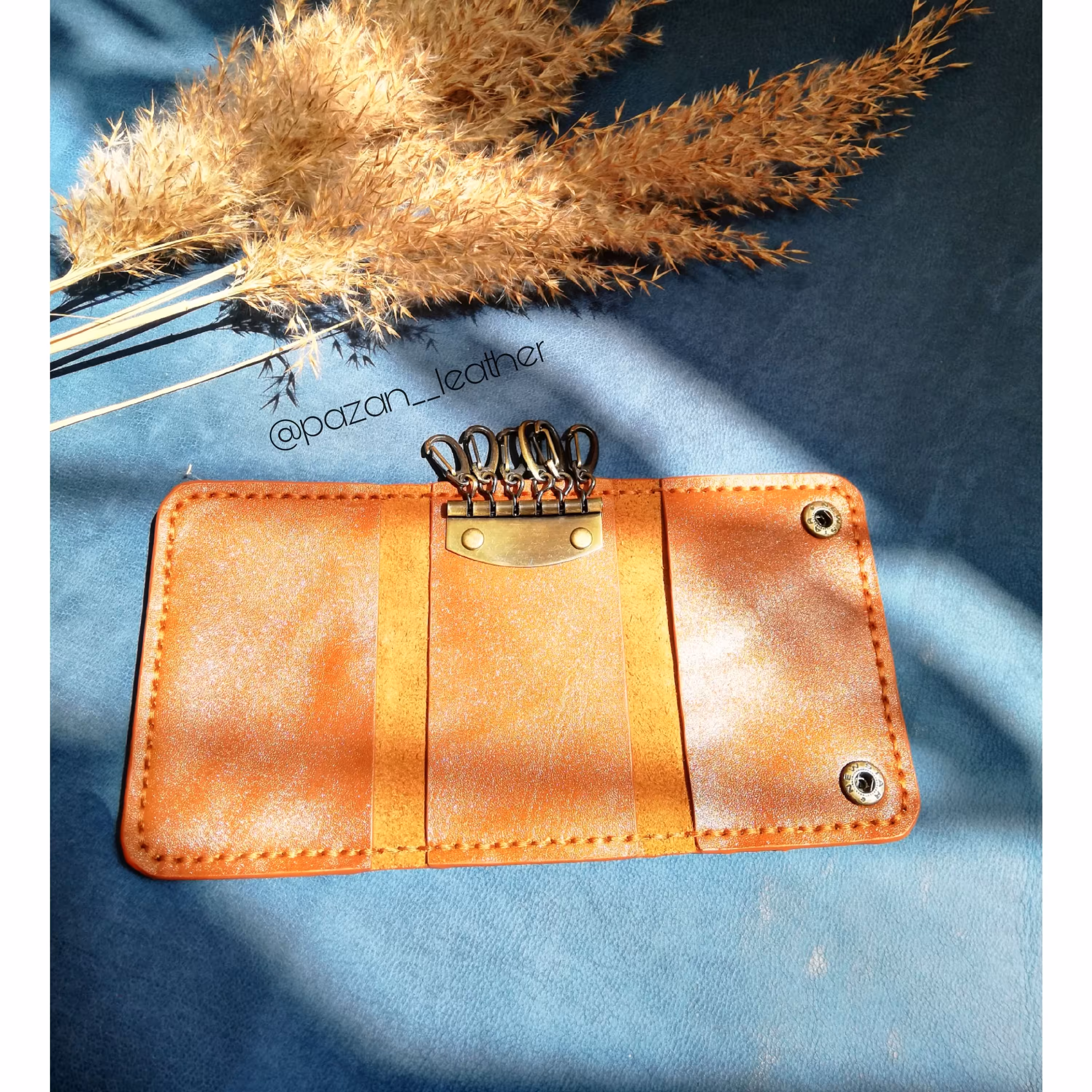 کیف کارت و کلید چرم