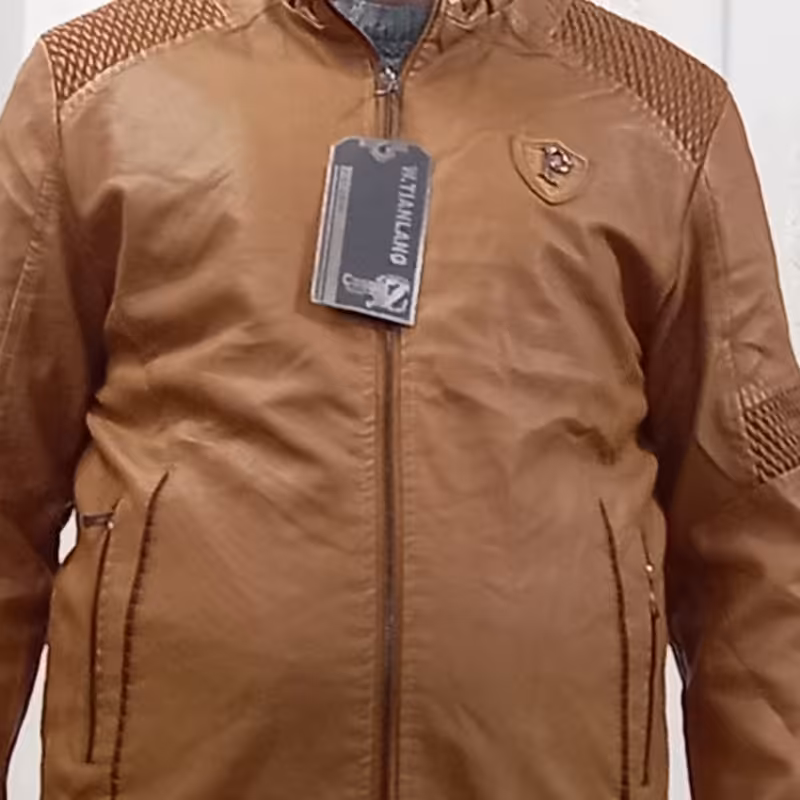 کاپشن چرم مردانه بسیار شیک و با دوام و قیمت مناسب