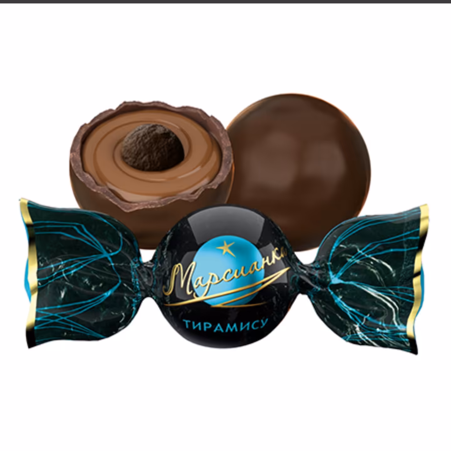 شکلات ترافل مارسیانکا با طعم ترامیسو محصول کشور روسیه 250گرمی