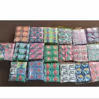 بسته 50 عددی انواع جامهری دو تکه مخمل