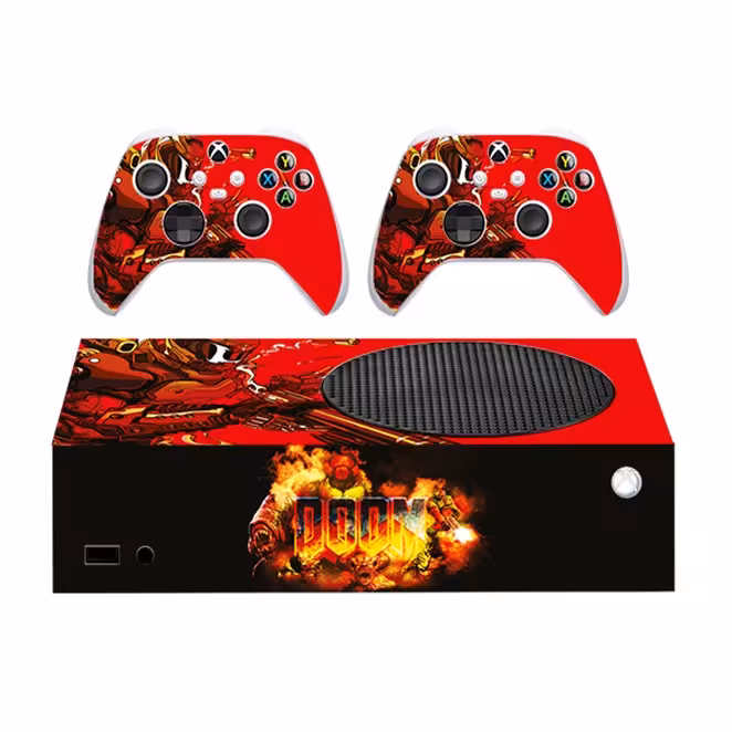 اسکین(برچسب)Xbox series s-طرحDoom -کد1-سفارشی