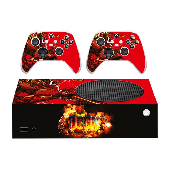 اسکین(برچسب)Xbox series s-طرحDoom -کد1-سفارشی