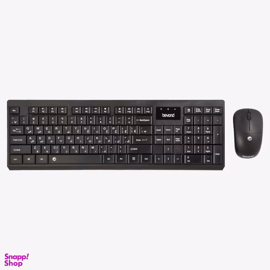 ماوس و کیبورد بی سیم بیاند مدل BMK-8105RF دارای حروف فارسی